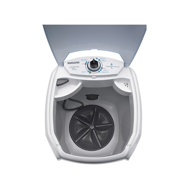Lavadora de roupas tanquinho 10kg lx1022 branca suggar