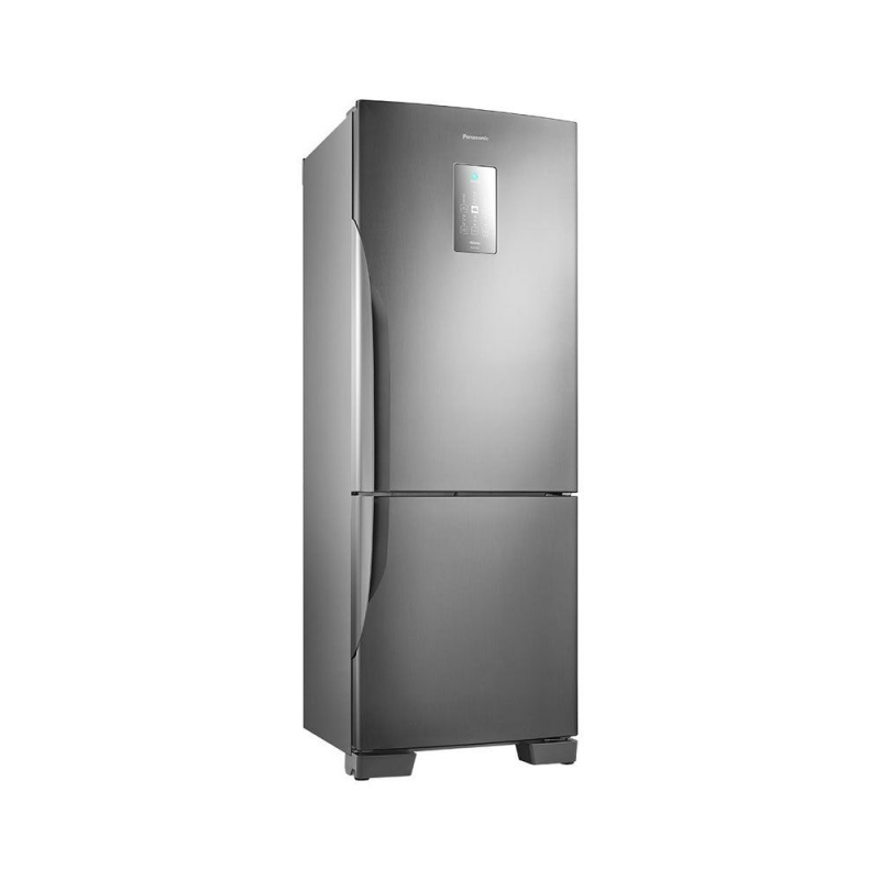 Refrigerador-geladeira frost free 2 portas 480l nrbb71 inox panasonic