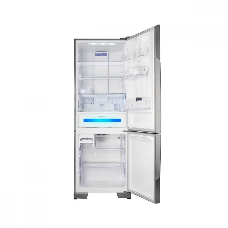 Refrigerador-geladeira frost free 2 portas 480l nrbb71 inox panasonic