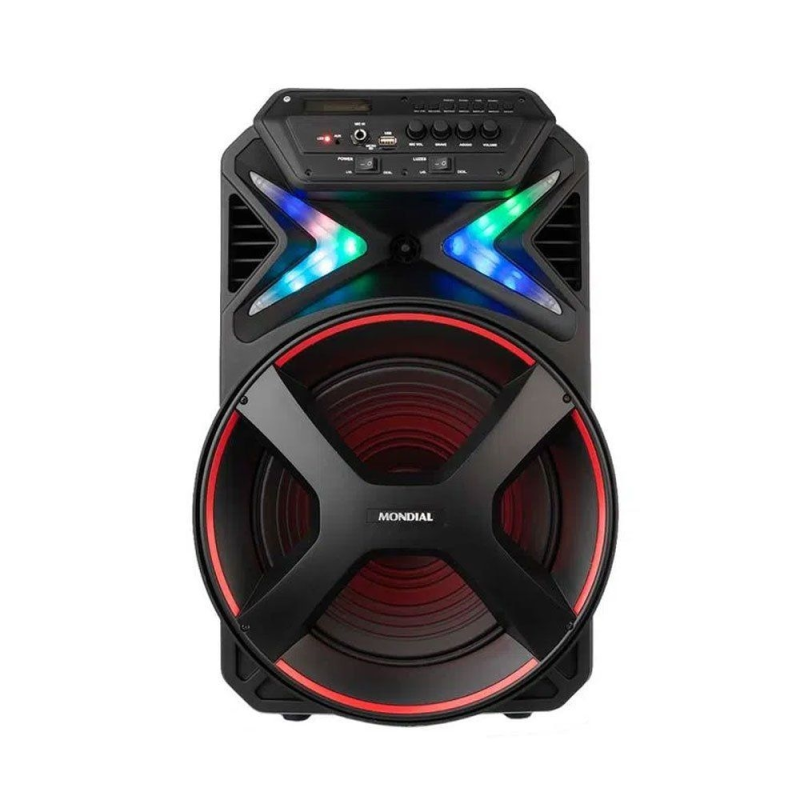 Caixa de som  400w com bateria cm400 mondial