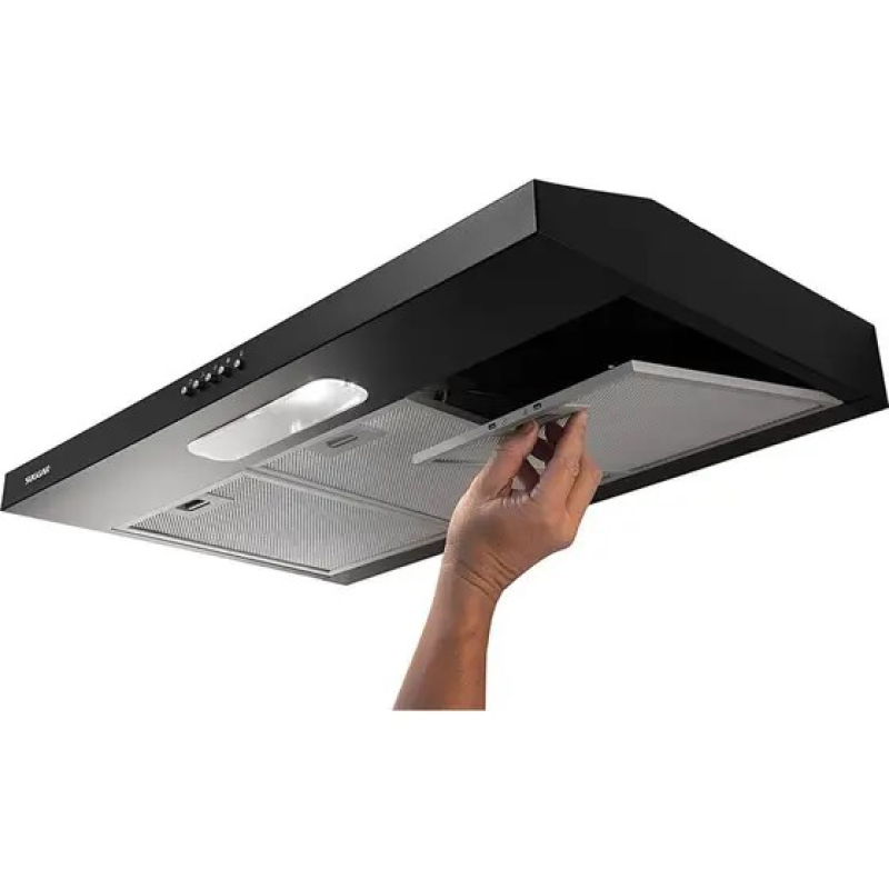 Depurador 80cm 3 velocidades dps182 preto suggar