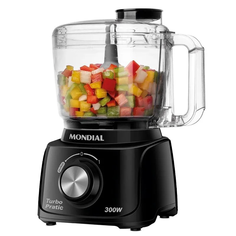 Mini processador 300w turbo pratic mp16b preto mondial