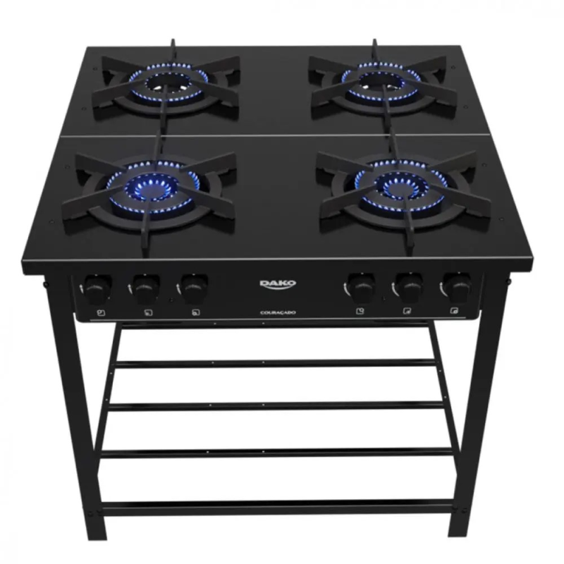 Fogão 4 Bocas Industrial Dako Dako