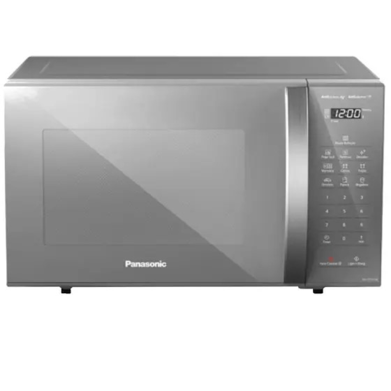 Microondas 27 litros 800w nnst55 prata panasonic