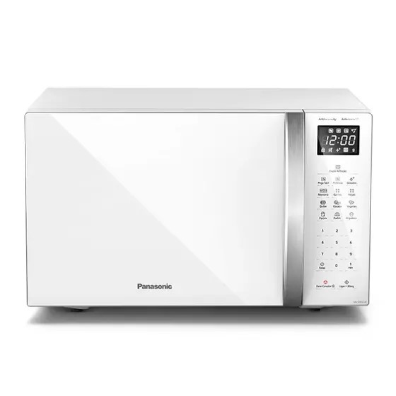 Microondas 34 litros 900w nnst65 branco panasonic